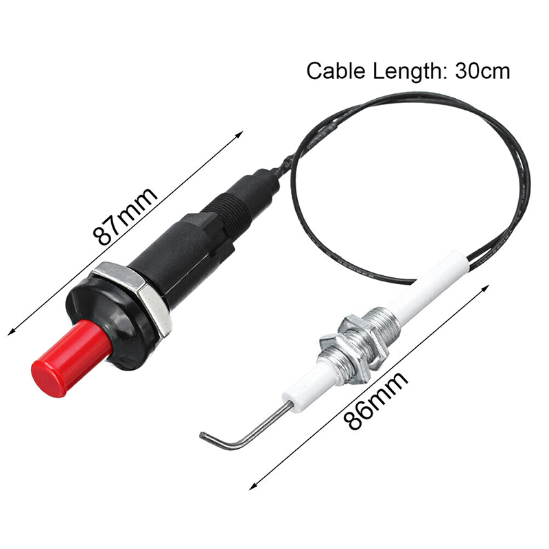Home Cooking Utensils - Tombol tekan Piezo Ignitor dengan kabel