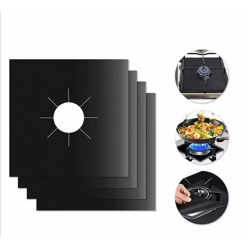 Home Cooking Gas Stove - 2/4/8 Buah Pelindung Kompor Gas Bantalan