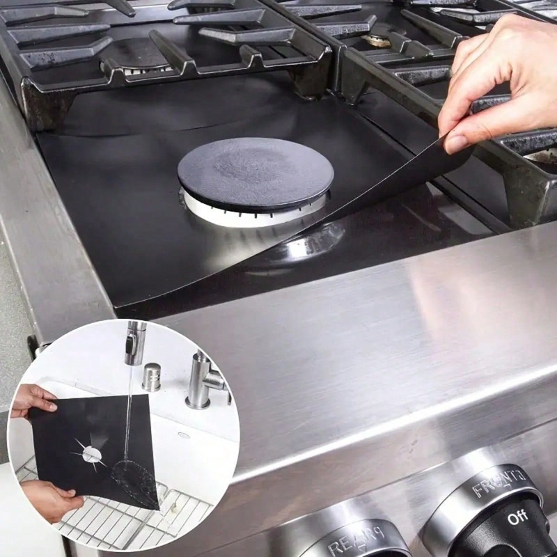 Home Cooking Gas Stove - 2/4/6/8 Pcs Pelindung Kompor Gas, Alas