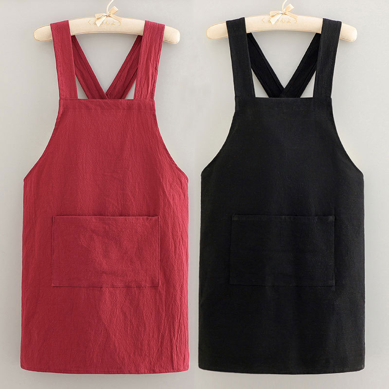 Home Cooking Work - 1 Buah Celemek Dapur Katun untuk