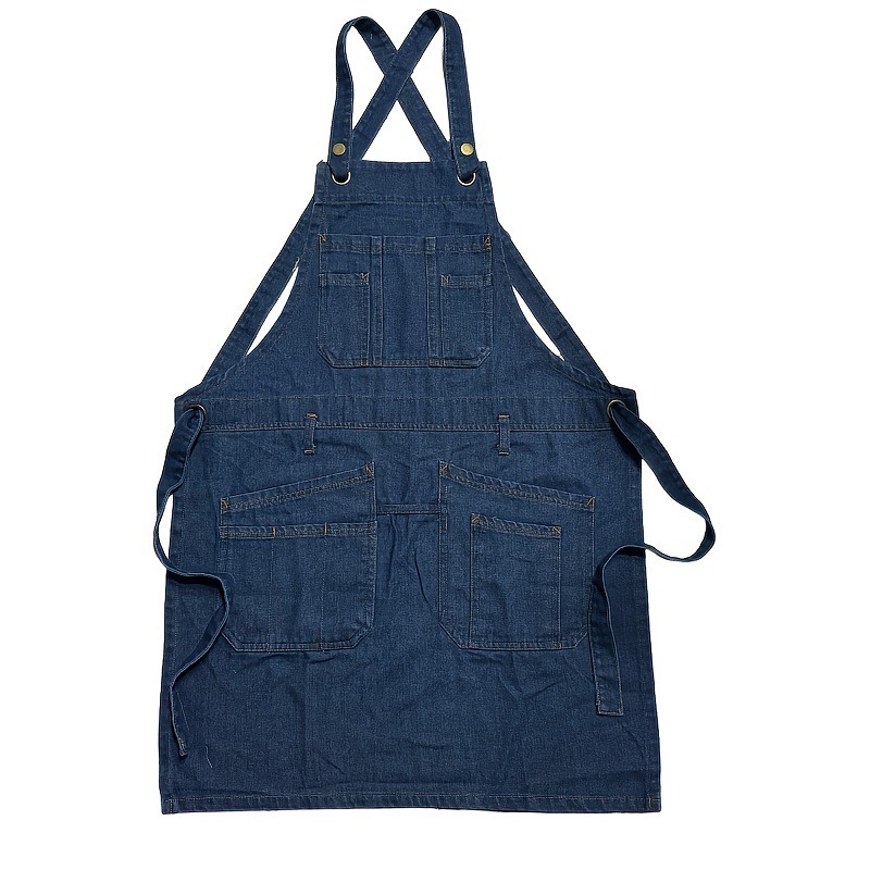 1 Buah Celemek Denim Modis Mul - Home Cooking Work ulasan dan harga