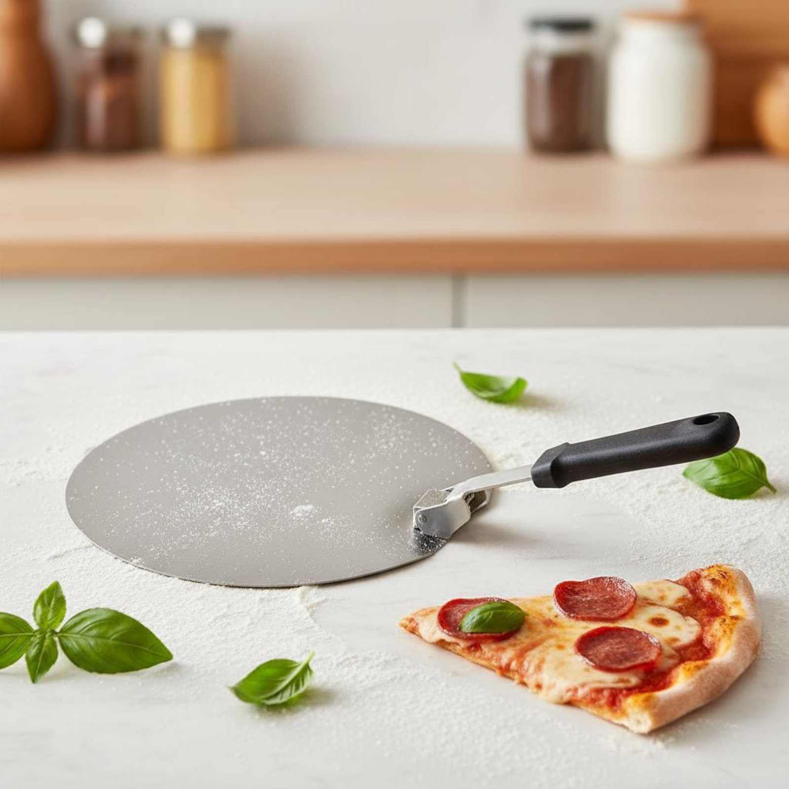 Alat Dapur Spatula Pizza Bulat - Home Cooking Utensils ulasan dan harga