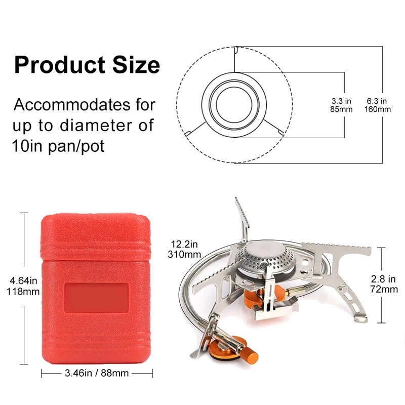 Kompor Gas berkemah portabel,  - Home Cooking Gas Stove ulasan dan harga