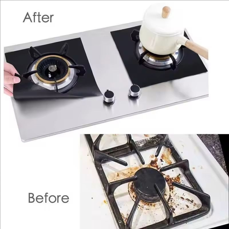 2/4/8 Buah Pelindung Kompor Ga - Home Cooking Gas Stove ulasan dan harga