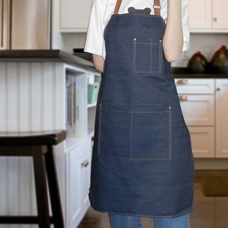 Celemek Kerja Denim untuk Pria - Home Cooking Work ulasan dan harga