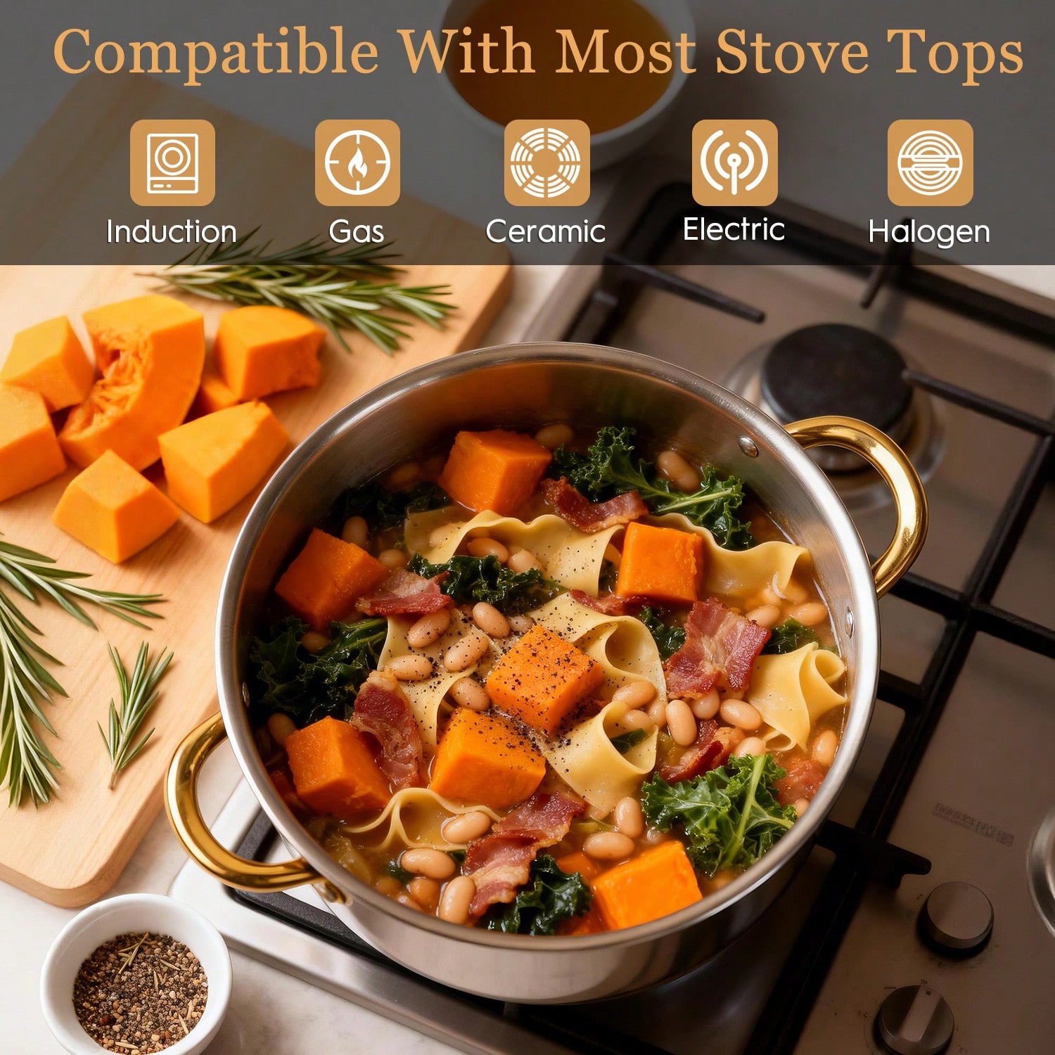 Set Panci Stainless Steel Mode - Home Cooking Utensils ulasan dan harga