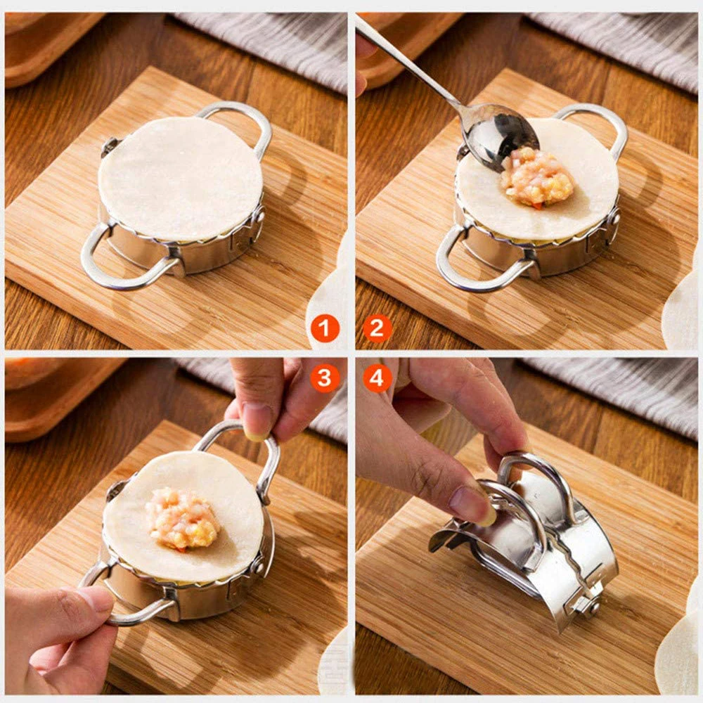 Cetakan pangsit baja tahan kar - Gyoza Dumpling Maker ulasan dan harga