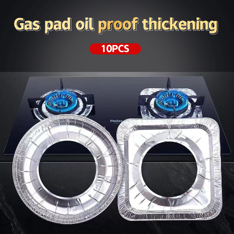 10 buah/set penutup Foil alumi - Home Cooking Gas Stove ulasan dan harga