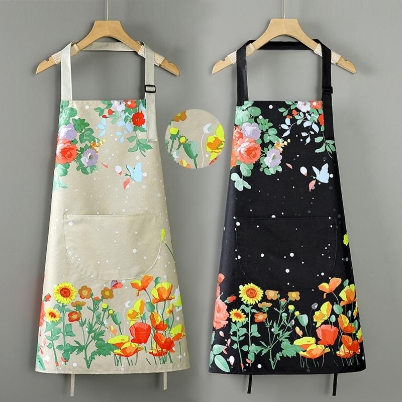 Apron Dapur Tahan Air E8BD, Bu - Home Cooking Work ulasan dan harga