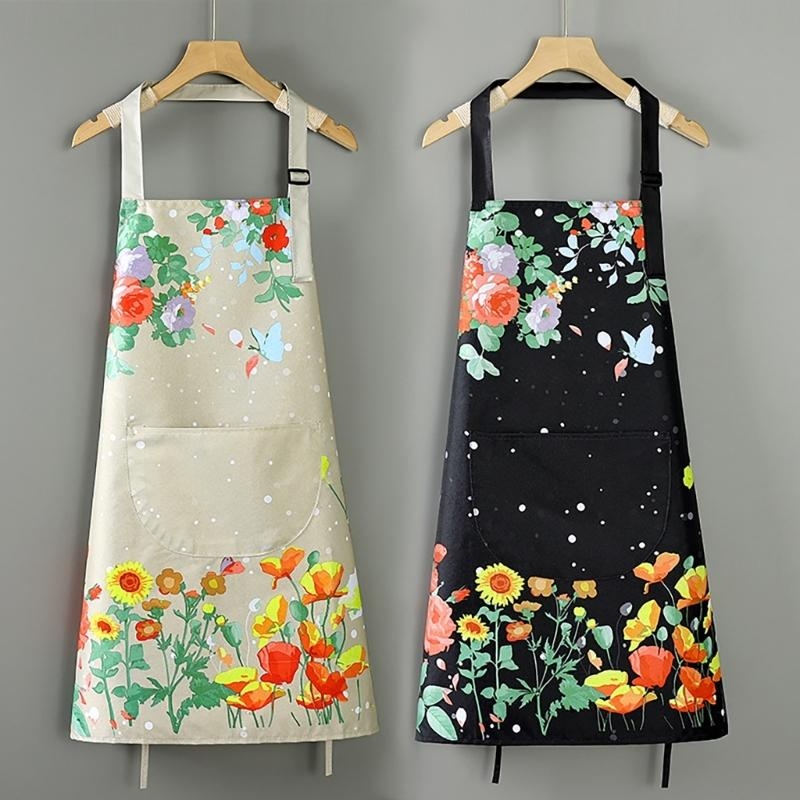 Apron Dapur Tahan Air E8BD, Bu - Home Cooking Work ulasan dan harga