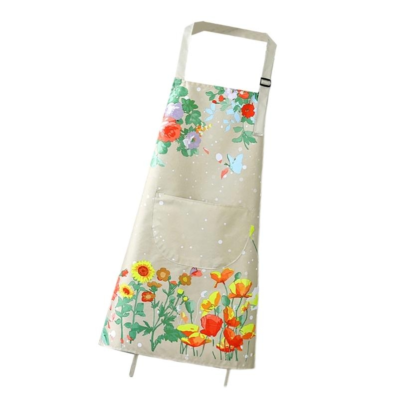 Apron Dapur Tahan Air E8BD, Bu - Home Cooking Work ulasan dan harga